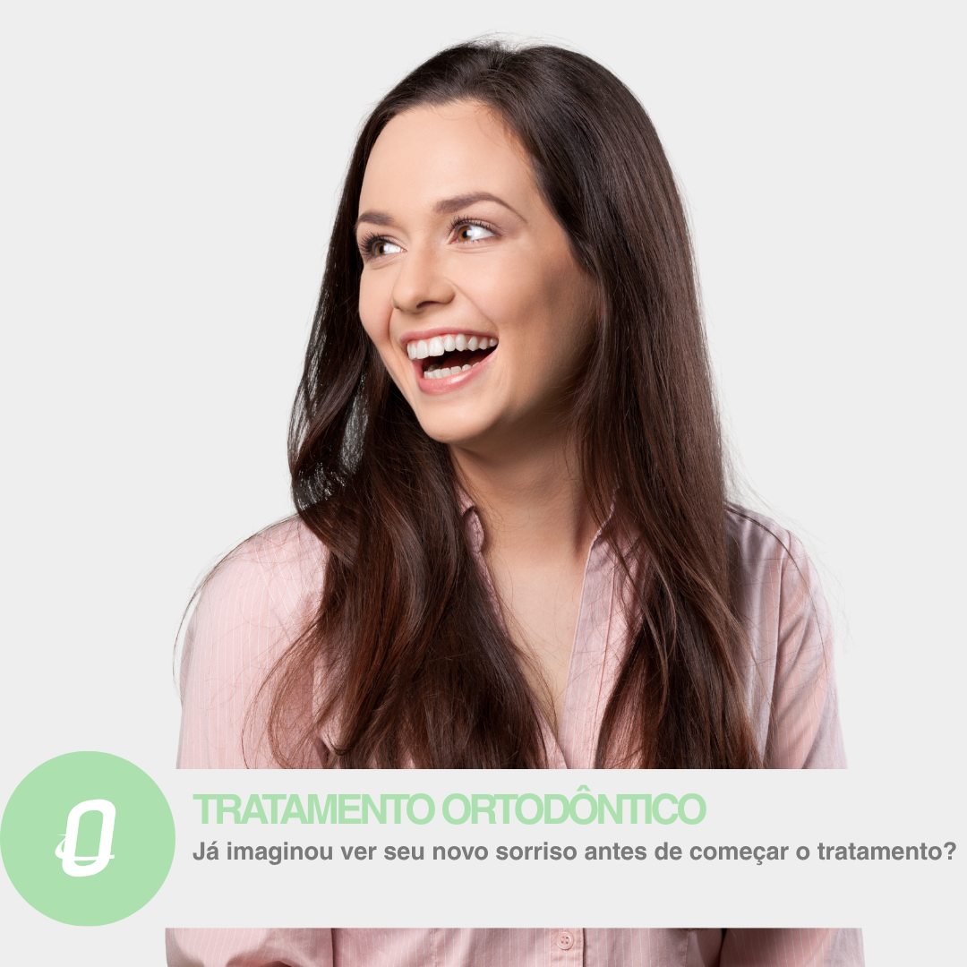 E se, antes de iniciar seu tratamento ortodôntico, você pudesse visualizar digitalmente como seu sorriso poderá ficar?